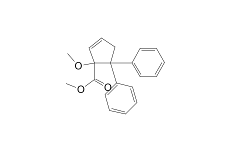 1-Methoxy-5,5-diphenyl-1-cyclopent-2-enecarboxylic acid methyl ester