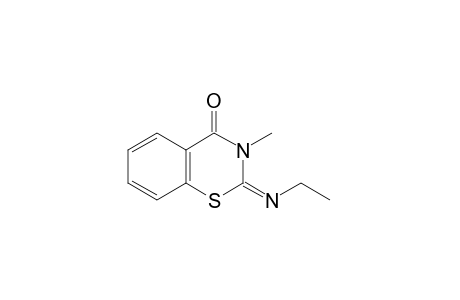 2,3-dihydro-2-(ethylimino)-3-methyl-4H-1,3-benzothiazin-4-one