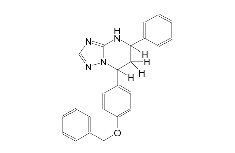 [1,2,4]triazolo[1,5-a]pyrimidine, 4,5,6,7-tetrahydro-5-phenyl-7-[4-(phenylmethoxy)phenyl]-
