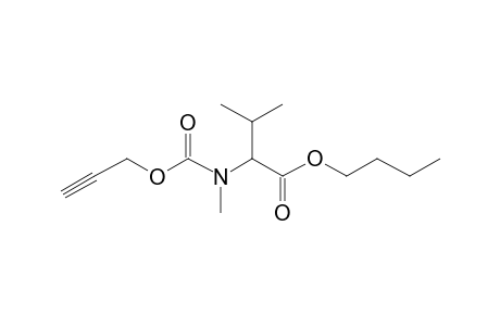 Valine, N-methyl-N-propargyloxycarbonyl-, butyl ester