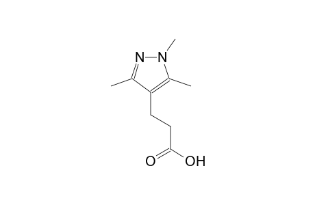 1H-pyrazole-4-propanoic acid, 1,3,5-trimethyl-