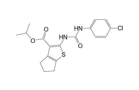 isopropyl 2-{[(4-chloroanilino)carbonyl]amino}-5,6-dihydro-4H-cyclopenta[b]thiophene-3-carboxylate