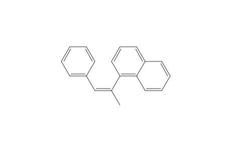 Naphthalene, 1-(1-methyl-2-phenylethenyl)-, (Z)-