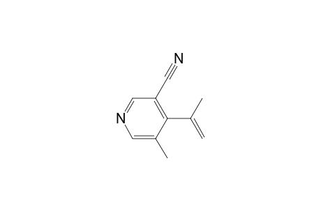 3-Pyridinecarbonitrile, 5-methyl-4-(1-methylethenyl)-