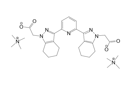 2,6-Bis[1-(carboxymethyl)-4,5,6,7-tetrahydrobenzopyrazol-3-yl]pyridine Bis(tertmethylammonium) Salt