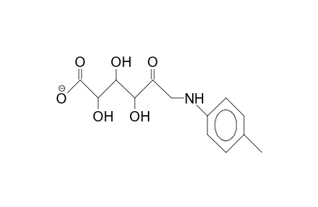 1-Deoxy-1-(P-toluidino)-D-fructuroate anion