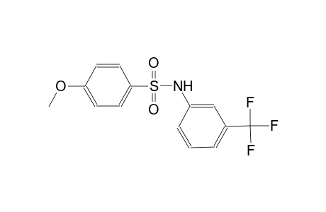 4-methoxy-N-[3-(trifluoromethyl)phenyl]benzenesulfonamide