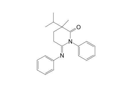 3-Methyl-3-isopropyl-6-phenylimino-N-phenyl-2-piperidinone