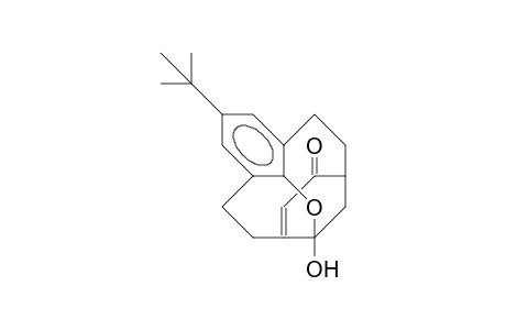 6-tert-Butyl-14-hydroxy-17-oxa-tetracyclo(9.2.2.1/4,8/.1/14,16/)heptadeca-1(13),4,6,8(16)-tetraene