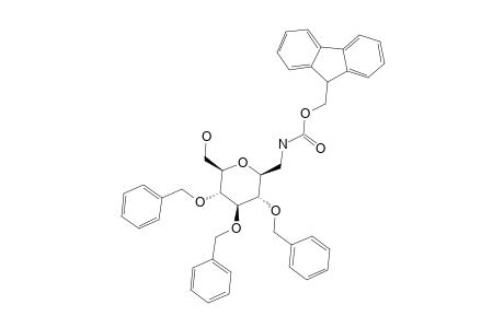 FLUORENYL-9-METHOXYCARBONYL-N-(2,3,4-TRI-O-BENZYL-BETA-D-GLUCOPYRANOSYL)-METHYLAMINE