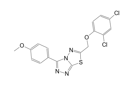 6-[(2,4-dichlorophenoxy)methyl]-3-(4-methoxyphenyl)[1,2,4]triazolo[3,4-b][1,3,4]thiadiazole