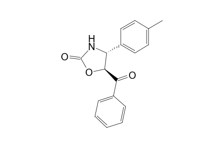 (trans)-5-Benzoyl-4-(p-methylphenyl)oxazolidin-2-one