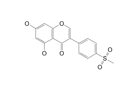 5,7-dihydroxy-3-(4-mesylphenyl)chromone