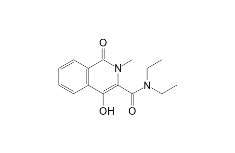 4-Hydroxy-N,N-diethyl-2-methyl-1-oxo-1,2-dihydroisoquinoline-3-carboxamide