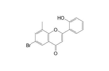 6-Bromo-8-methyl-2-(2-hydroxyphenyl)chromone
