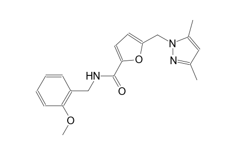 5-[(3,5-dimethyl-1H-pyrazol-1-yl)methyl]-N-(2-methoxybenzyl)-2-furamide