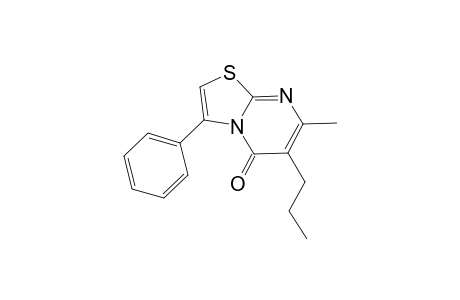 7-Methyl-3-phenyl-6-propyl-5H-[1,3]thiazolo[3,2-a]pyrimidin-5-one