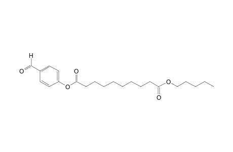 Sebacic acid, 4-formylphenyl pentyl ester