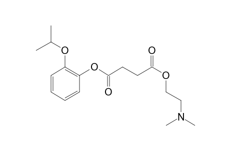 Succinic acid, 2-isopropoxyphenyl 2-(dimethylamino)ethyl ester