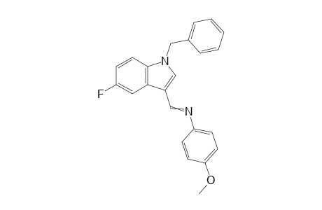 N-[(1-Benzyl-5-fluoro-1H-indol-3-yl)methylene]-4-methoxyaniline