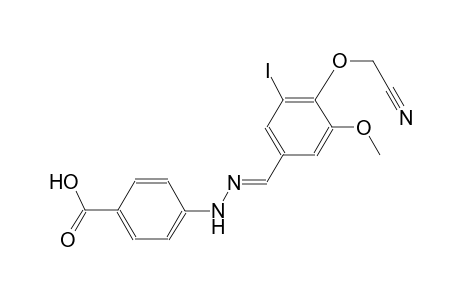 4-{(2E)-2-[4-(cyanomethoxy)-3-iodo-5-methoxybenzylidene]hydrazino}benzoic acid