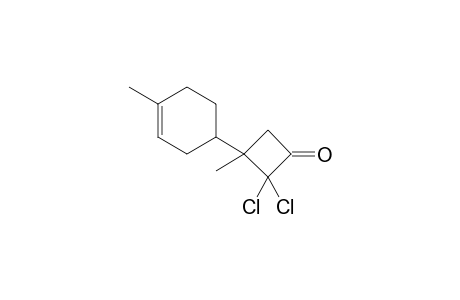 2,2-Dichloro-3-methyl-3-(4'-methyl-3'-cyclohexenyl)cyclobutanone