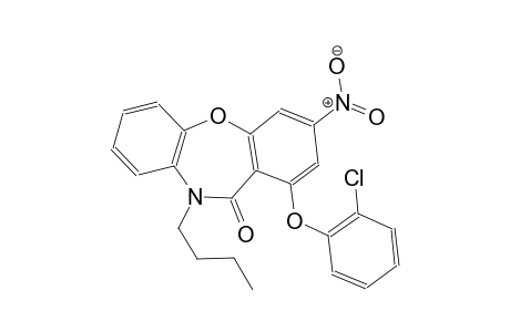 10-Butyl-1-(2-chlorophenoxy)-3-nitrodibenzo[b,f][1,4]oxazepin-11(10H)-one
