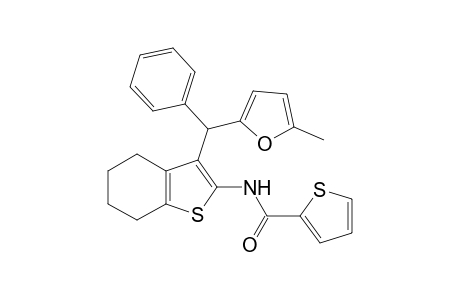 (5-Methylfuryl)(phenyl)(2-thienylaminocyclohexa[b]thiophene)methane