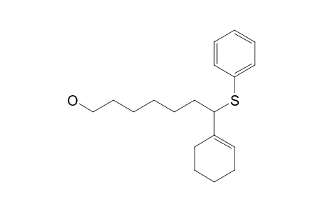 7-Cyclohexenyl-7-(phenylsulfanyl)heptan-1-ol