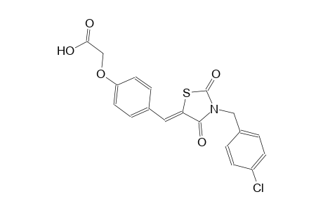 acetic acid, [4-[(Z)-[3-[(4-chlorophenyl)methyl]-2,4-dioxo-5-thiazolidinylidene]methyl]phenoxy]-