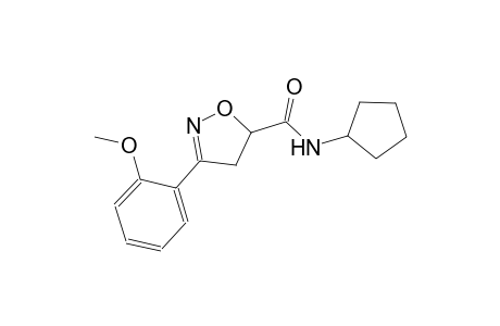 5-isoxazolecarboxamide, N-cyclopentyl-4,5-dihydro-3-(2-methoxyphenyl)-