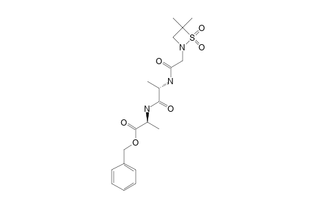 [2-(4,4-DIMETHYL-1,1-DIOXO-1,2-THIAZETIDINE-2-YL)-ACETYL]-D-ALANYL-D-ALANINE_BENZYLESTER
