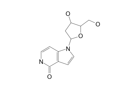 1-(2-DEOXY-BETA-D-ERYTHRO-PENTOFURANOSYL)-1H-PYRROLO-[3.2-C]-PYRIDIN-4(5H)-ONE;2'-DEOXY-3,7-DIDEAZA-INOSINE