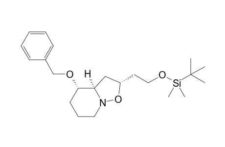 (2R,3aR,4S)-4-benzyloxy-2-[2'-(tert-butyldimethylsiloxy)ethyl]-hexahydro-isoxazolo[2,3-a]pyridine
