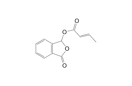 (3-oxidanylidene-1H-2-benzofuran-1-yl) (E)-but-2-enoate