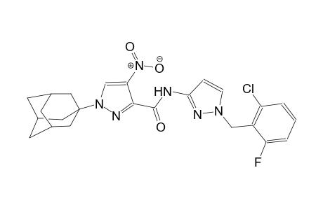 1-(1-adamantyl)-N-[1-(2-chloro-6-fluorobenzyl)-1H-pyrazol-3-yl]-4-nitro-1H-pyrazole-3-carboxamide