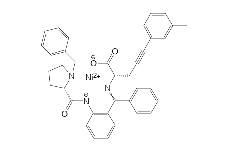 (S)-2-Amino-5-[3-tolyl]pent-4-ynoic acid-Ni-(S)-N-(benzylprolyl)aminobenzophenone