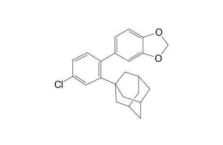 5-(2-(Adamantan-1-yl)-4-chlorophenyl)benzo[1,3]dioxole