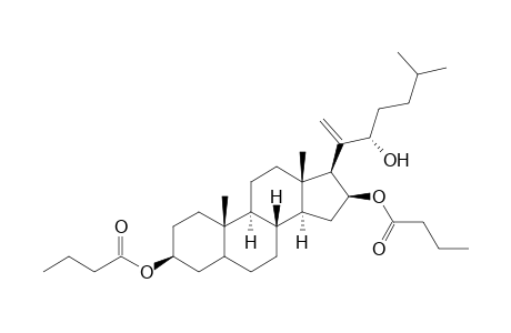 (22S)-3.beta.,16.beta.-Dibutyryloxycholest-20-en-22-ol