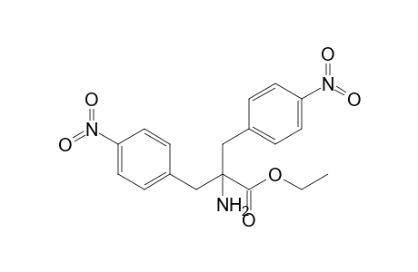 2-Amino-2-(4-nitrobenzyl)-3-(4-nitrophenyl)propionic acid ethyl ester