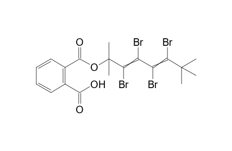 3,4,5,6-tetrabromo-2,7,7-trimethyl-3,5-octadien-2-ol, phthalate (1:1) (racemic)