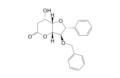 (-)-(1S,5S,6S,8R,9R)-9-(Benzyloxy)-5-hydroxy-8-phenyl-2,7-dioxabicyclo[4.3.0]nonan-3-one [goniofupyrone(6)]