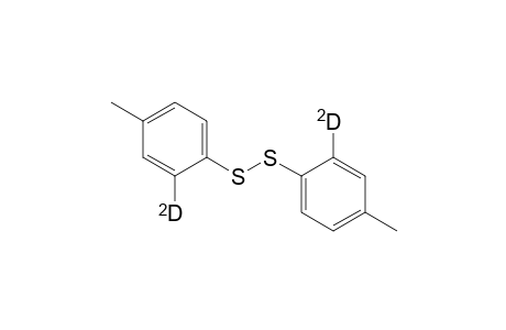 bis(2-deuterio-4-methylphenyl)disulfide