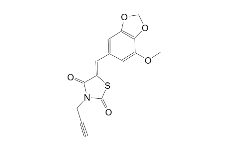 (5Z)-5-[(7-methoxy-1,3-benzodioxol-5-yl)methylene]-3-(2-propynyl)-1,3-thiazolidine-2,4-dione