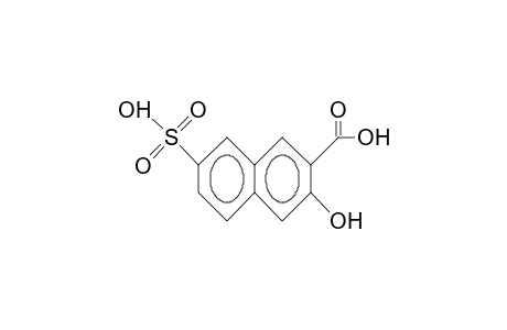 3-Hydroxy-7-sulpho-2-naphthoic acid