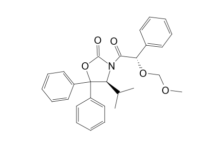(S)-4-ISOPROPYL-3-[(S)-METHOXYMETHOXY-PHENYLACETYL]-5,5-DIPHENYLOXAZOLIDIN-2-ONE