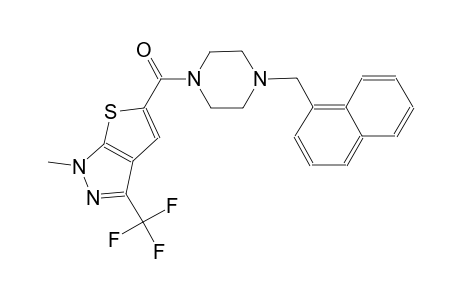 1H-thieno[2,3-c]pyrazole, 1-methyl-5-[[4-(1-naphthalenylmethyl)-1-piperazinyl]carbonyl]-3-(trifluoromethyl)-