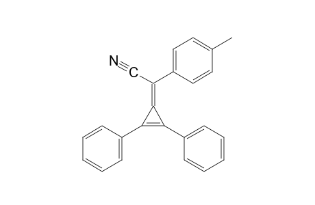 2,3-diphenyl-alpha-p-tolyl-2-cyclopropene-delta1,alpha-acetonitrile