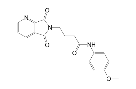 5H-pyrrolo[3,4-b]pyridine-6-butanamide, 6,7-dihydro-N-(4-methoxyphenyl)-5,7-dioxo-