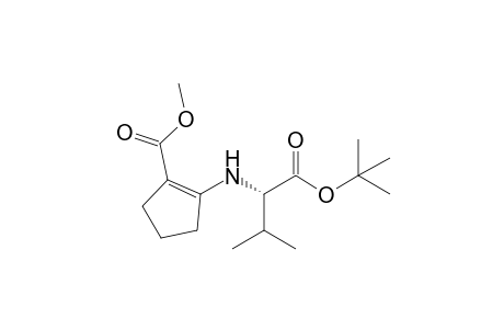 2-[[(1S)-1-tert-butoxycarbonyl-2-methyl-propyl]amino]cyclopentene-1-carboxylic acid methyl ester